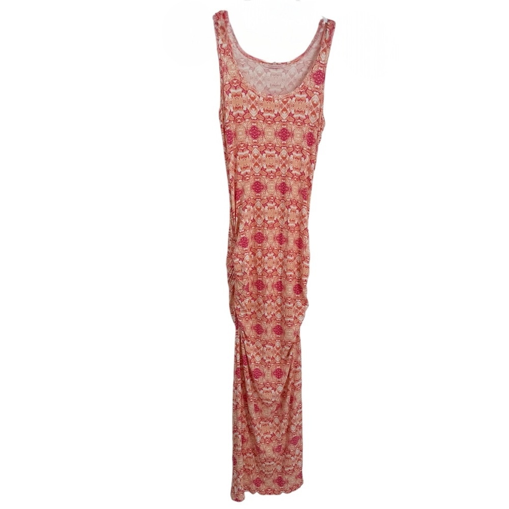 Victoria’s Secret Maxi Dress Stretch Sleeveless Ruched Size Large Beach
